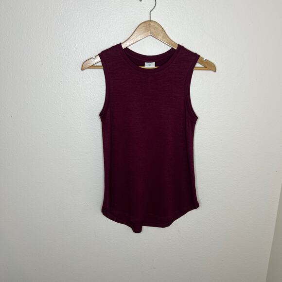 a new day Wine Sleeveless Tank XS - Picture 1 of 10